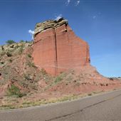 Tule Canyon Red Butte on SH 207