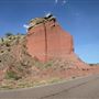 Tule Canyon Red Butte on SH 207